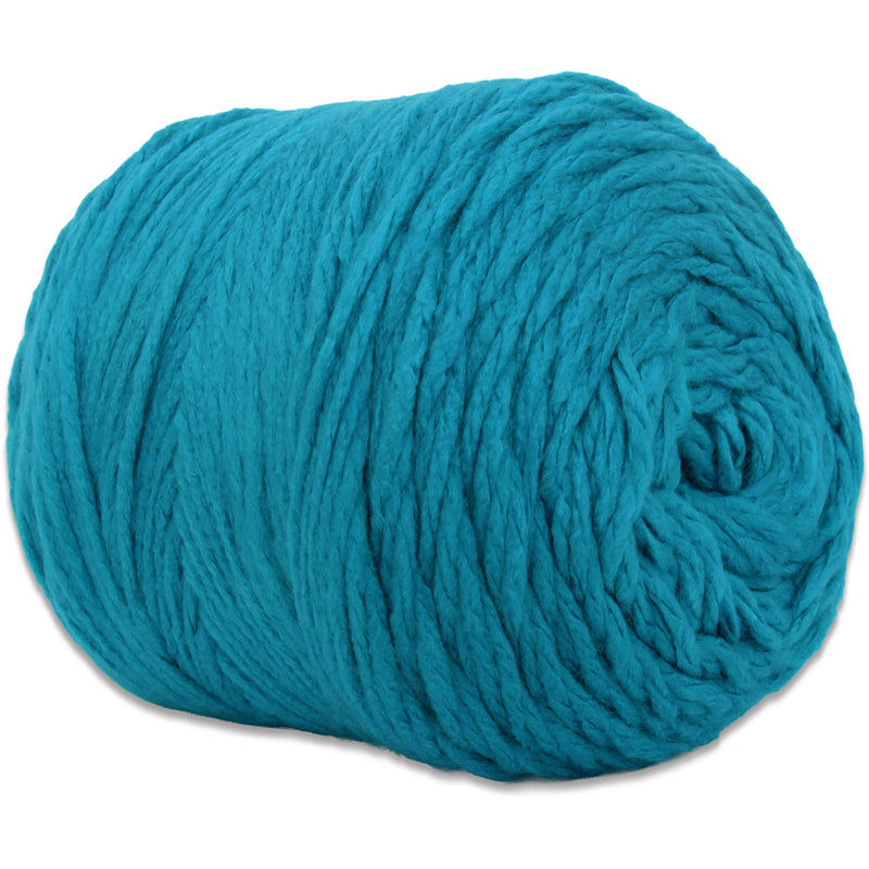 Chunky Yarn Big Cake - Teal Blue, 300g (316 Yards) – Thick Super Bulky #6 - Threadart.com