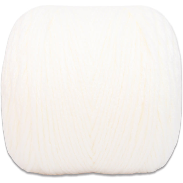 Chunky Yarn Big Cake - White, 300g (316 Yards) – Thick Super Bulky #6 - Threadart.com