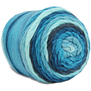 Ombre Yarn - Big Chunky Yarn Cake - Winter Forest , 300g (316 Yards) – Thick Super Bulky #6 - Threadart.com