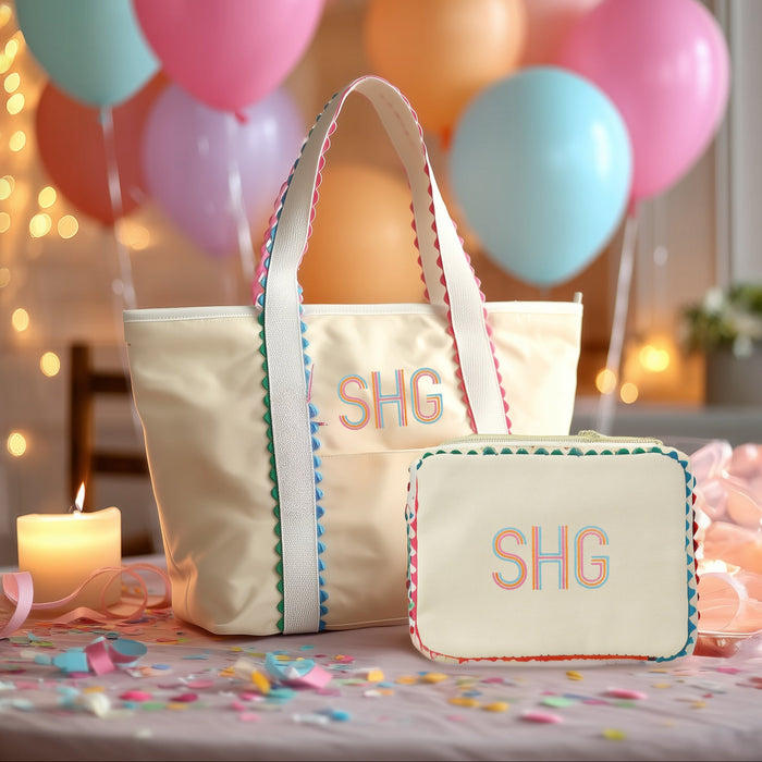 Personalized Colorful Pouch Bag - Customized With Embroidery - Threadart.com