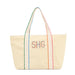 Colorful Monogrammed Ric Rac Tote Bag - Custom Embroidery - Threadart.com