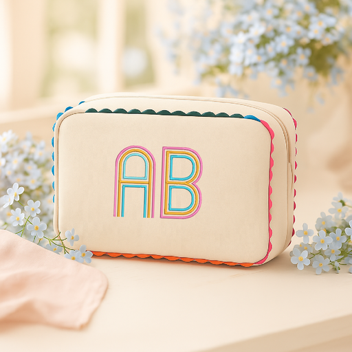 Personalized Colorful Pouch Bag - Customized With Embroidery - Threadart.com