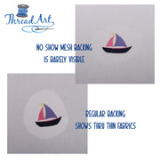 No Show Fusible Mesh Embroidery Stabilizer 9.5"x10yd Roll - Threadart.com