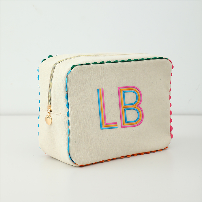 Personalized Colorful Pouch Bag - Customized With Embroidery - Threadart.com