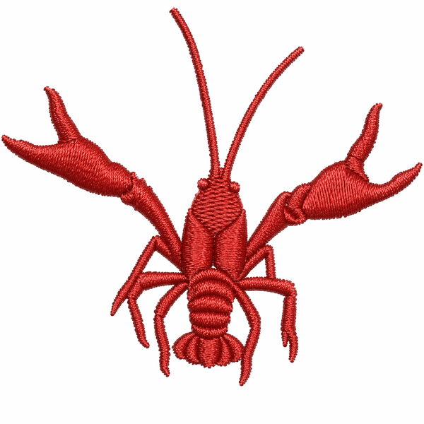 Crawfish Embroidery Design Instant Download - Multiple Sizes - 8 Formats - Threadart.com