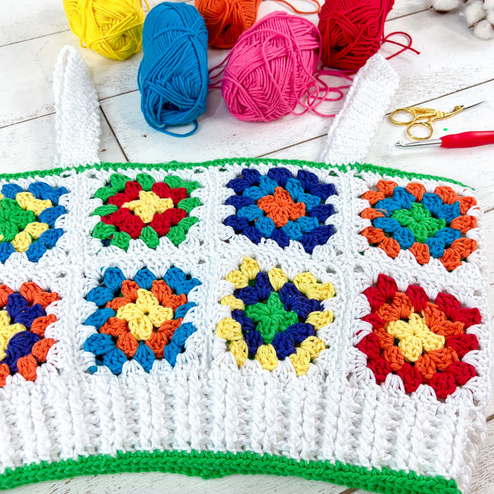 Crochet 100% Pure Cotton Yarn #4 Set  - 4 Pack of Flower Child Colors - Threadart.com