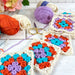 Crochet 100% Pure Cotton Yarn #4 Set  - 4 Pack of Summer Blues Colors - Threadart.com