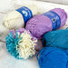 Crochet 100% Pure Cotton Yarn #4 Set  - 6 Pack of Confetti Colors - Threadart.com