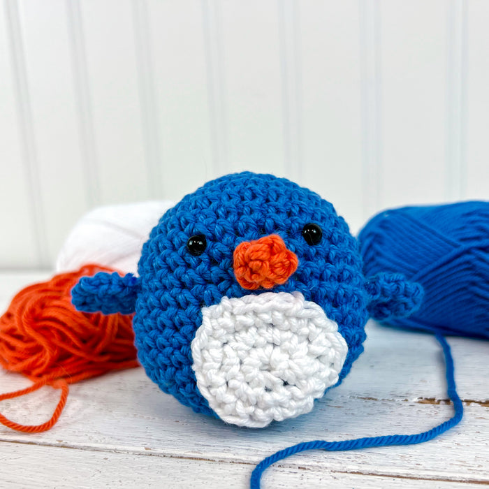 Crochet Cotton Yarn - #4 - Denim - 50 gram skeins - 85 yds - Threadart.com