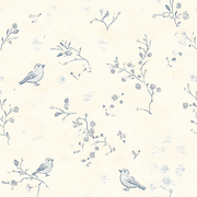 Fat Quarter Bundle - Five Light Blue & White Precut Cotton Fabrics - Threadart.com