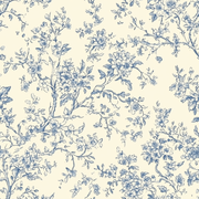 Fat Quarter Bundle - Five Light Blue & White Precut Cotton Fabrics - Threadart.com