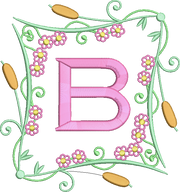 Marshes Monogram Frame Embroidery Design Instant Download - 3 Sizes - 8 Formats - ThreadArt - Threadart.com