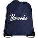 Personalized Drawstring Bag with Custom Name - BackPack Cinch Sack - Threadart.com