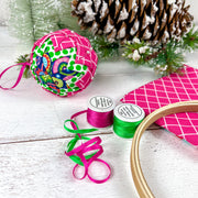 Silk Ribbon 4mm Med Blue x 10 Meters No. 585 - Threadart.com