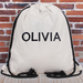 Personalized Drawstring Bags - Custom Embroidery With Your Name or Text - Threadart.com