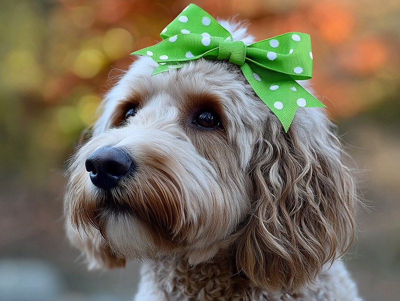 Grosgrain Dots Ribbon 2 1/4" - 5 Yards - Forest Green - Threadart.com