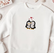 Valentine Penguins in Love Machine Embroidery Design Instant Download - 3 Sizes - 8 Formats - ThreadArt - Threadart.com