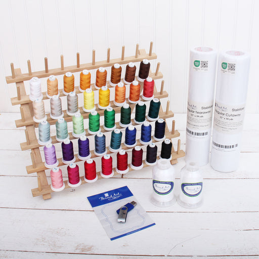 Machine Embroidery Thread Set - 80 Colors - Polyester 1000 Meters ...