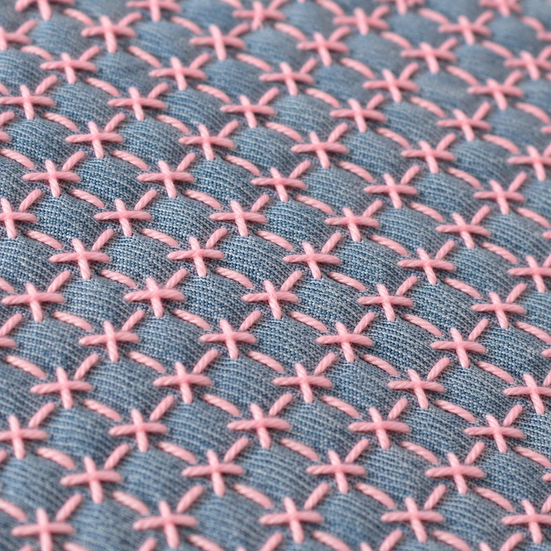 Shades of Pink Sashiko Thread Set, 4 Colors - 100% Cotton, Size 20/6 - Threadart.com