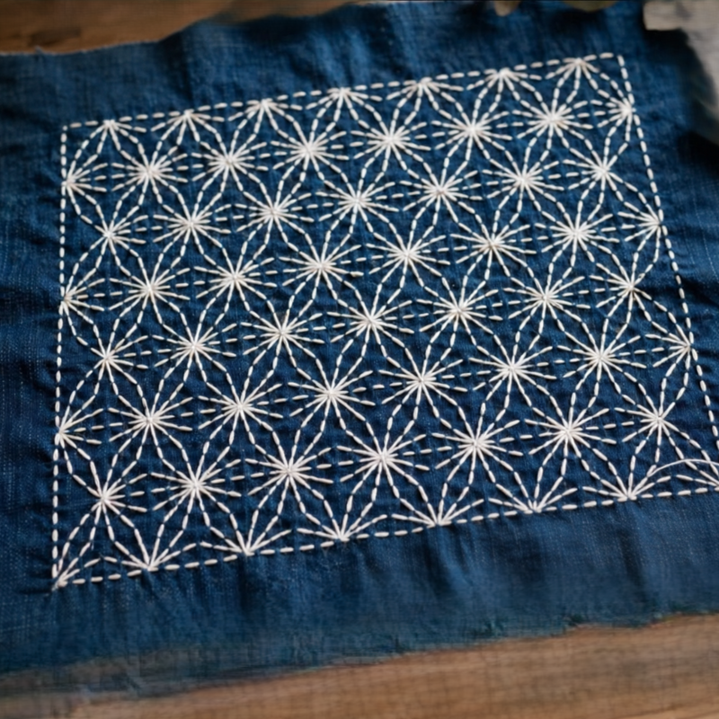 ThreadArt Sashiko Thread, 100% Cotton, Medium Size 20/6, Forest Green K7
