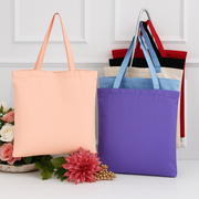 Blank Canvas Tote Bag - Navy - 100% Cotton- 14.5x17x3 - Threadart.com