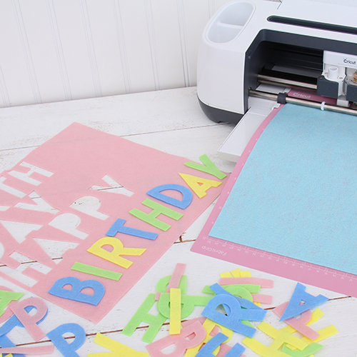 Felt Fabric Sheet Packs in use