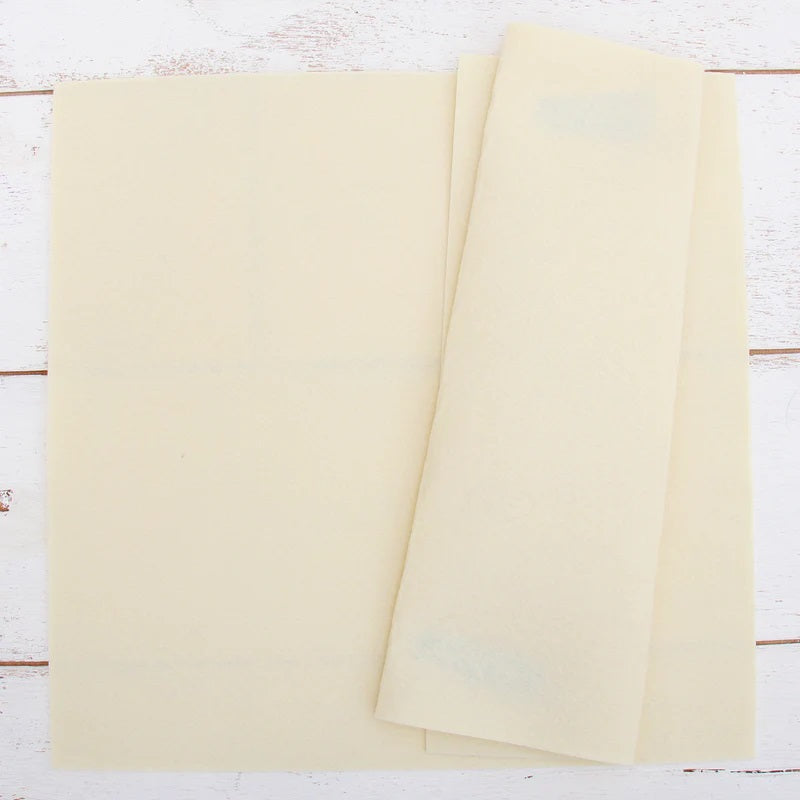 BOLT ENDS OF SOLID FELT FABRICS - 1/2 YARD TO 1 YARD CUTS