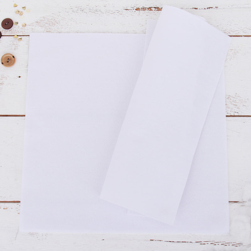 Premium Felt Sheets - 12" x 12" Squares - 30 Color Options