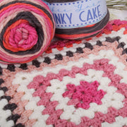 Ombre Yarn - Big Chunky Yarn Cake - Flamingo Dance , 300g (316 Yards) – Thick Super Bulky #6 - Threadart.com