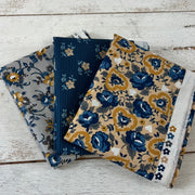 Clearance Fabric Bundle - Delightful Floral - 3 Half Yard Cuts of Cotton Fabric - Threadart.com