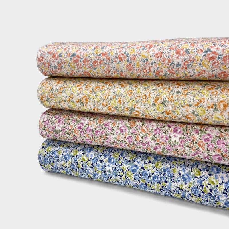 Premium Cotton Quilting Fabric Sold By The Yard - Sevenberry Collection - Pink Floral - Threadart.com