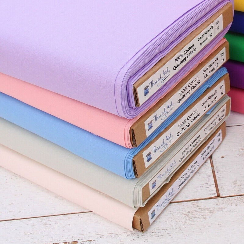 Premium Cotton Quilting Fabric Sold By The Yard - Solid Harvest Gold - Threadart.com