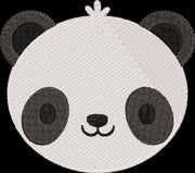 Cute Panda Face Embroidery Design Instant Download Cute Kids Design - 3 Sizes - 8 Formats - ThreadArt - Threadart.com