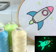 Cute Rocket Embroidery Design Instant Download Cute Kids Design - 3 Sizes - 8 Formats - ThreadArt - Threadart.com