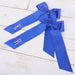 Personalized Ribbon Bows with Embroidery Initial - Threadart.com