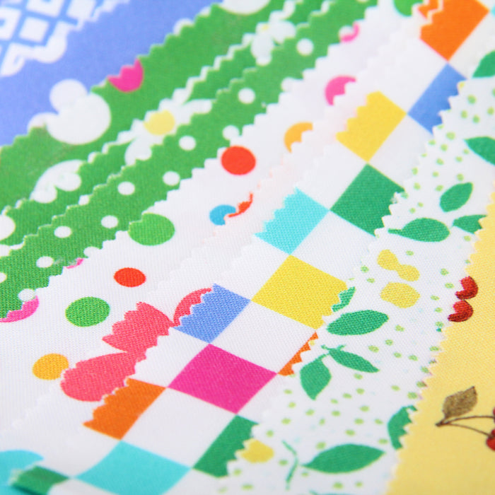 Fat Quarter Bundle - Five Yellow Confetti Brights Precut Cotton Fabrics - Threadart.com
