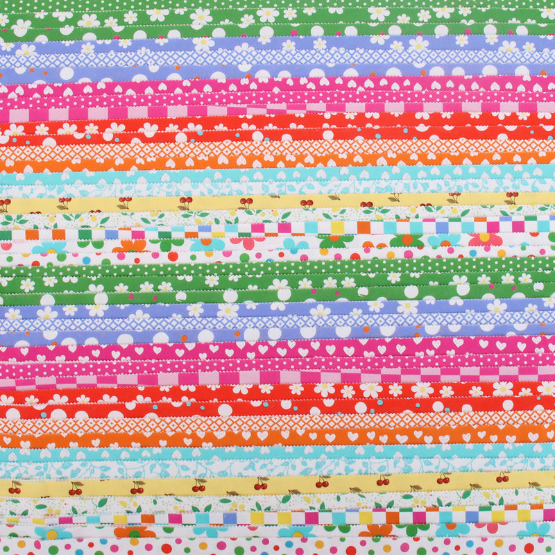 Fat Quarter Bundle - Five Yellow Confetti Brights Precut Cotton Fabrics - Threadart.com