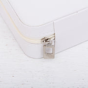 Travel Jewelry Case, Jewelry Box Organizer - Pink, Ivory, or Black - Threadart.com