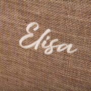 Personalized Jute Bag - Embroidered Name or Words - Threadart.com