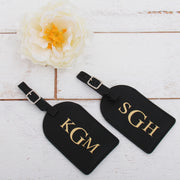 Luggage Tag For Travel - Pink, White, or Black - Threadart.com