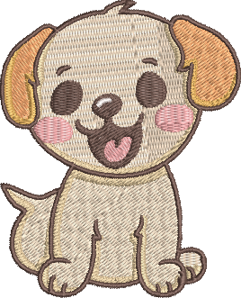 Machine Embroidery Designs - Cute Puppies (1) - Threadart.com