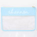 Personalized Clear Zipper Pouch Bags with Embroidery - Customized With Name or Words - Threadart.com