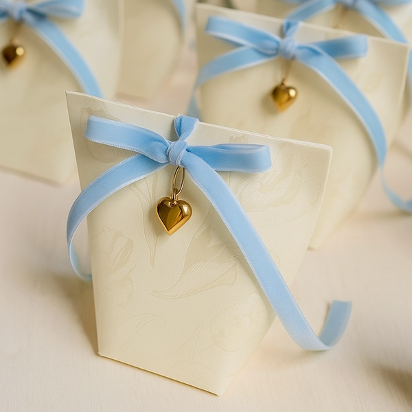 Velvet on party favors