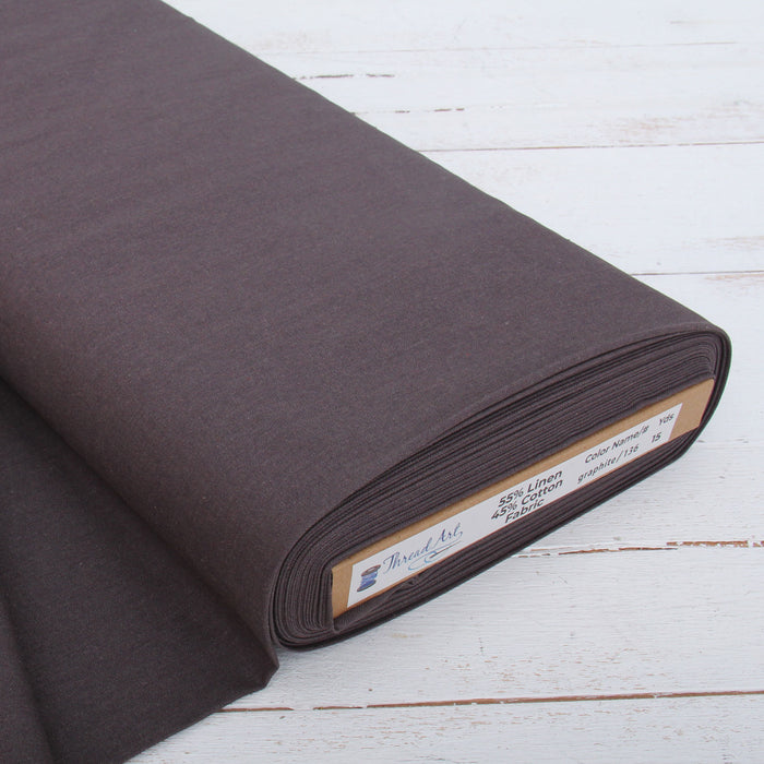 BOLT ENDS OF SOLID LINEN FABRICS - 1/2 YARD TO 1 YARD CUTS