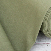 Premium Linen Fabric By The Yard - Moss Green 55" Width - Cotton Linen Blend Fabric For Embroidery, Apparel, Cross Stitch - Threadart.com