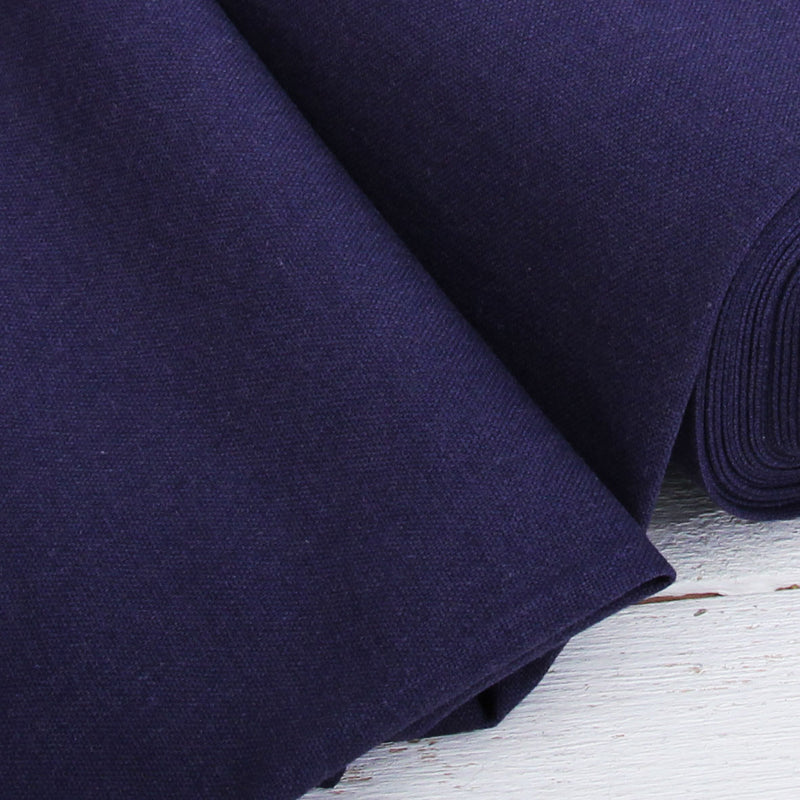 Premium Linen Fabric By The Yard - Navy 55" Width - Cotton Linen Blend Fabric For Embroidery, Apparel, Cross Stitch - Threadart.com