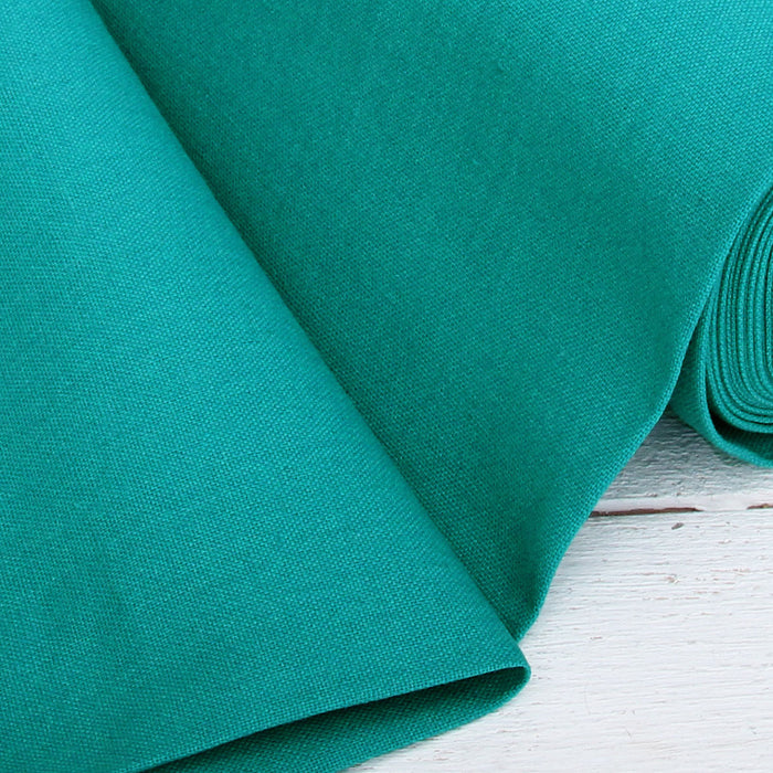 Premium Linen Fabric By The Yard - Teal 55" Width - Cotton Linen Blend Fabric For Embroidery, Apparel, Cross Stitch - Threadart.com