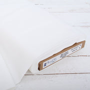 Premium Linen Fabric By The Yard - White 55" Width - Cotton Linen Blend Fabric - Threadart.com