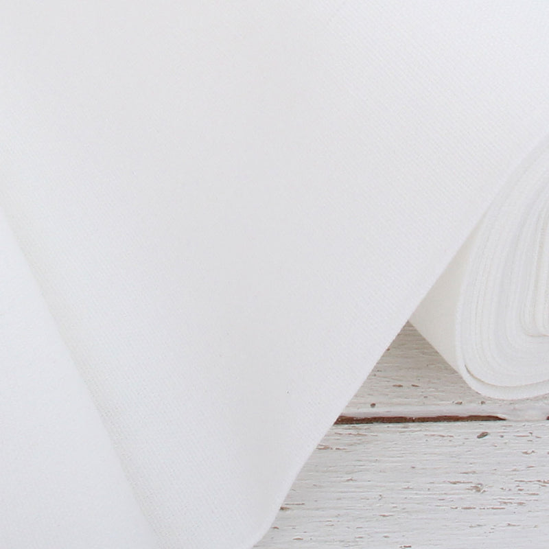 Premium Linen Fabric By The Yard - White 55" Width - Cotton Linen Blend Fabric - Threadart.com