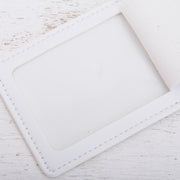 Monogrammed Luggage Tag With Chenille Letters - Pink, White, or Black - Threadart.com